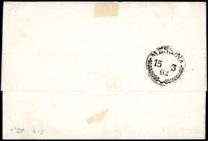 1862 - 5 grana rosso carminio ... 