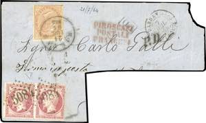 FRANCIA 1864 - 80 cent. Napoleone (Yv.24), ... 