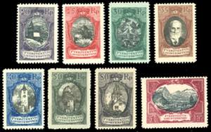 LIECHTENSTEIN 1921 - Vedute o effigie del ... 