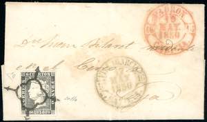 SPAGNA 1850 - 6 c. Isabella II (1), perfetto ... 