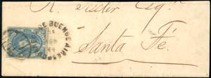 ARGENTINA 1864 - 15 cent. Bernardino ... 