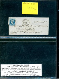 SARDEGNA CONTEA DI NIZZA 1860 - ... 