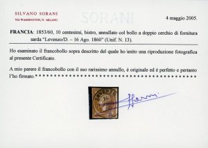 SARDEGNA CONTEA DI NIZZA 1860 - ... 