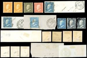 SICILIA 1859 - Bellinsieme di 10 esemplari ... 