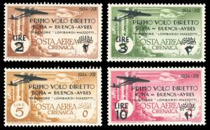 CIRENAICA POSTA AEREA 1934 - Volo ... 