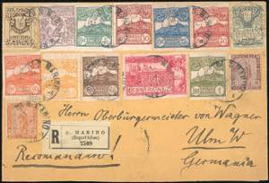 SAN MARINO 1912/1925 - Cinque ... 