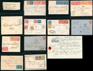 FRANCIA UFFICIO POSTALE ALESSANDRIA DEGITTO ... 