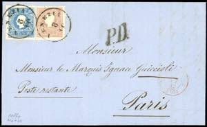 1862 - 10 soldi bruno chiaro, 15 soldi ... 