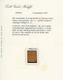 1853 - 5 cent. giallo arancio (6), ... 