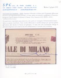 SEGNATASSE PER GIORNALI 1858 - 6 ... 