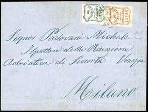 1859 - 40 cent. rosso bruno, I ... 
