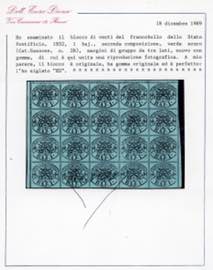 1864 - 1 baj verde scuro, II ... 