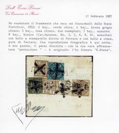 1852 - 2 baj verde oliva, 4 baj ... 