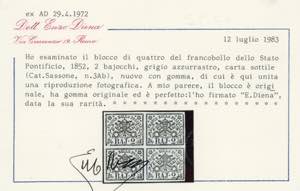 1852 - 2 baj grigio azzurrastro, ... 