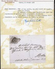 1867 - 4 baj giallo (5A), otto ... 