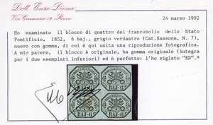 1852 - 6 baj grigio verdastro (7), ... 