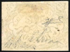 1852 - 50 baj azzurro (10), parte ... 