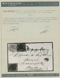 1867 - 5 cent. azzurro verdastro, ... 