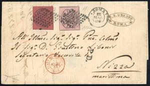 1868 - 80 cent. e 20 cent., non dentellati, ... 