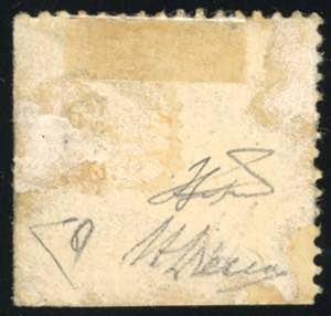 1868 - 3 cent. grigio (24), angolo ... 