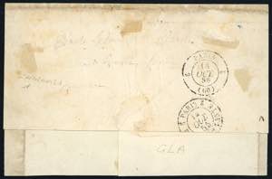 1855 - 8 baj bianco, falso per ... 