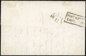 1855 - 8 baj bianco, falso per ... 