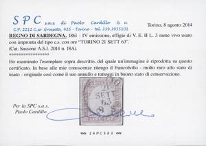 1863 - Quarta emissione, serie ... 