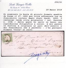 1861 - 5 cent. verde oliva ... 