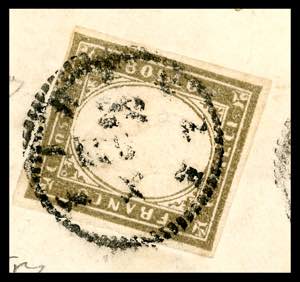 1861 - 10 cent. grigio bistro ... 