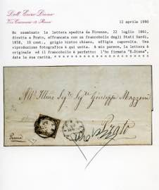 1861 - 10 cent. grigio bistro ... 