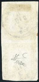 1862 - 10 cent. giallo olivastro ... 