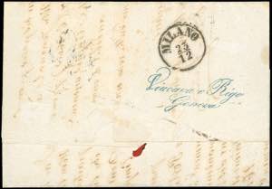 1856 - 20 cent. cobalto latteo ... 