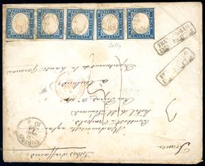 1859 - 20 cent. cobalto oltremare (15Ba), ... 