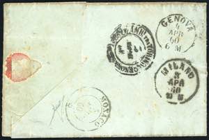 1860 - 20 cent. azzurro scurissimo ... 