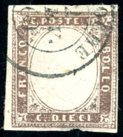 SAVOIA-LA ROCHE, punti 13 - 10 cent. bruno ... 