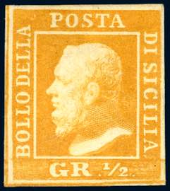 1859 - 1/2 grano arancio, II tavola (2), ... 