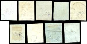 1851/52 - Prima emissione, serie ... 