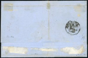 1859 - 2 crazie azzurro, II ... 