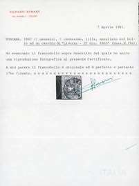 1860 - Serietta di sei valori ... 