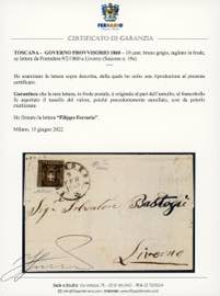 1860 - 10 cent. bruno grigio ... 