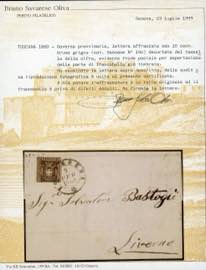 1860 - 10 cent. bruno grigio ... 