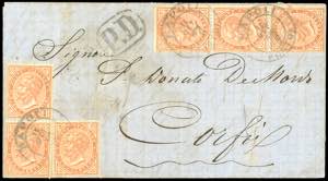 1865 - 10 cent. De La Rue, tiratura di ... 