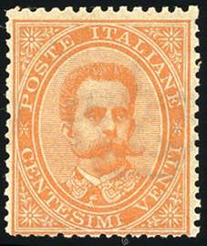 1879 - 20 cent. Umberto I (39), discreta ... 