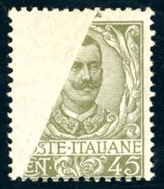 1901 - 45 cent. Floreale (75), stampa ... 