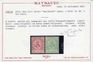 1910 - Garibaldi (87/90), ottima ... 