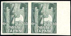 1923 - 10 cent. Marcia su Roma, non ... 