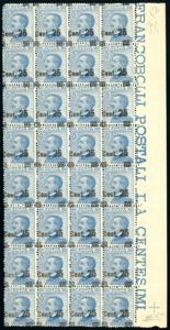 1924 - 25 cent. su 60 cent., I tipo, ... 