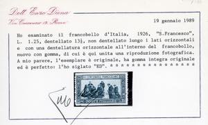 1926 - 1,25 lire San Francesco, ... 