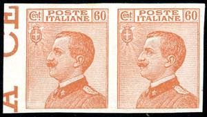 1926 - 60 cent. Michetti, coppia orizzontale ... 