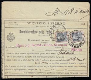 1927 - 50 cent. Parmeggiani, due esemplari ... 